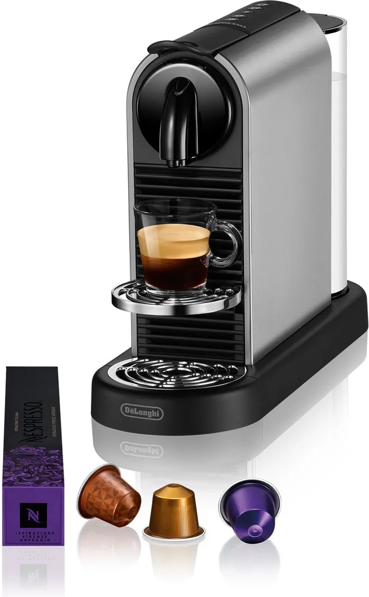 De'Longhi Nespresso CitiZ EN220.T Koffiecupmachine - Titanium