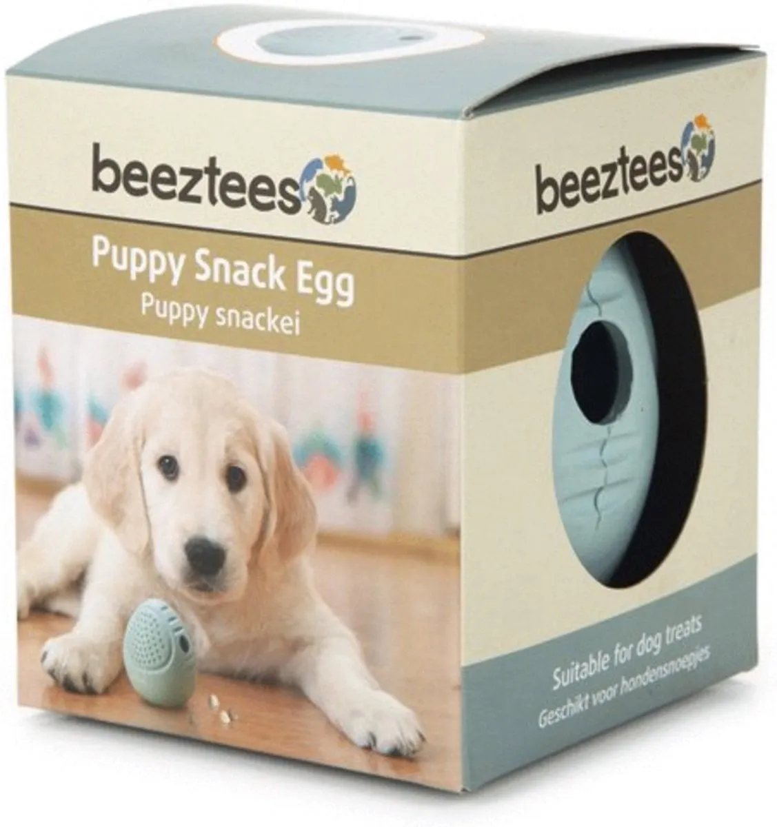 Beeztees Puppy Rubber Snackei - Groen 10 cm