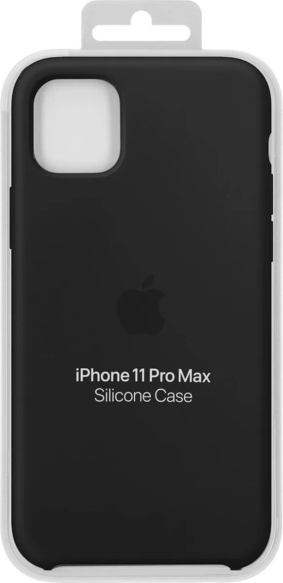 Apple iPhone 11 Pro Max Siliconen Hoesje MX002ZM/A - Zwart