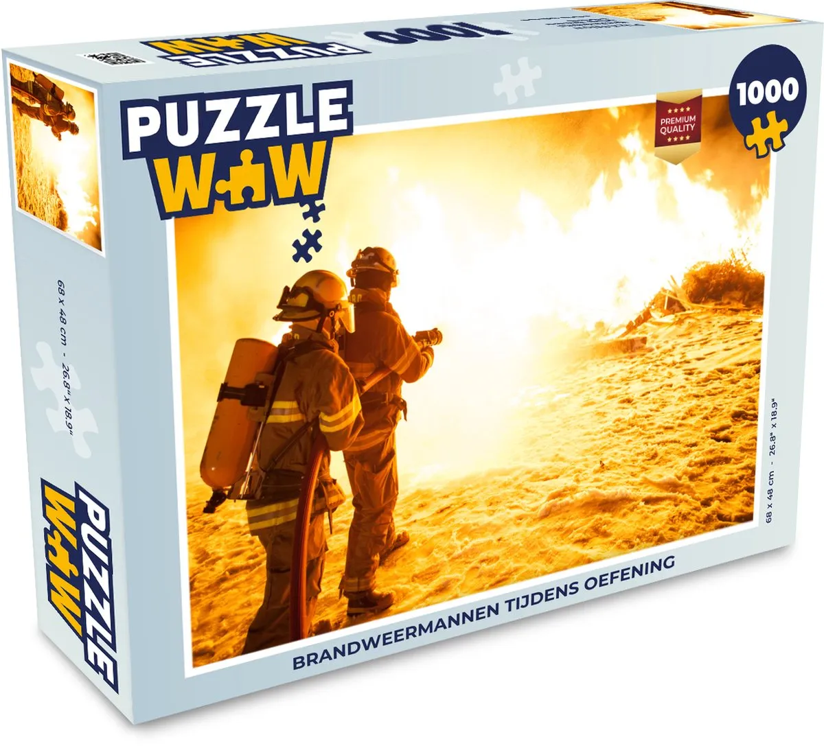 PuzzleWow Brandweermannen Oefening Legpuzzel 1000 Stuks