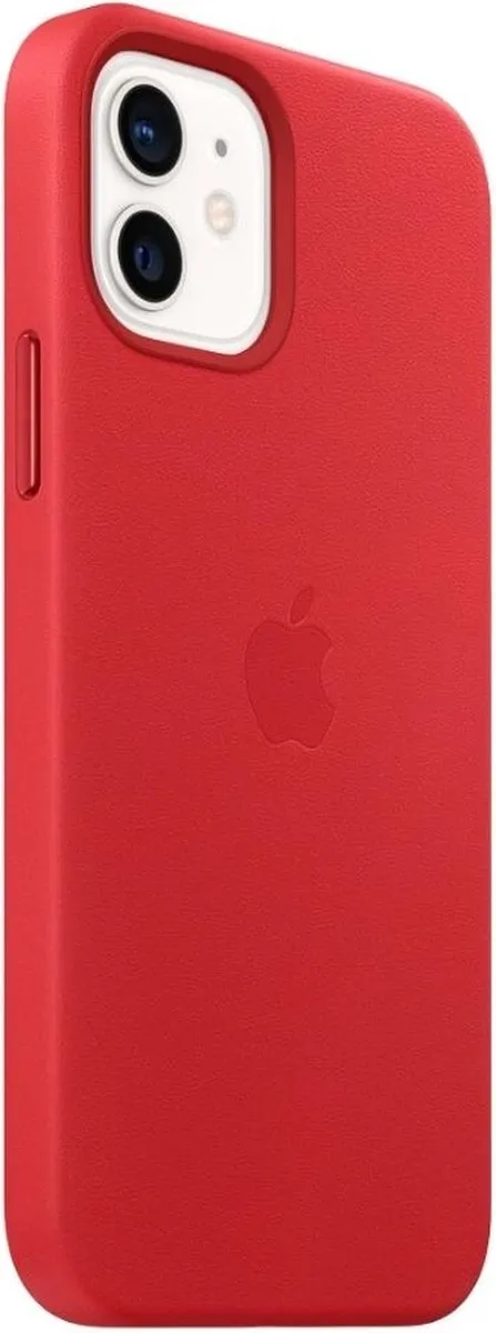 Apple MagSafe Leren Hoesje iPhone 12/Pro - MHKD3ZM/A - Rood - afbeelding 6 van 6