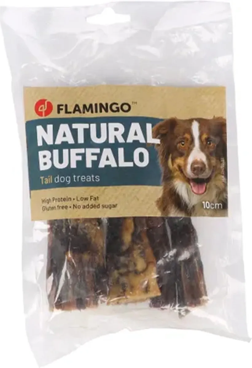 Flamingo Nature Snack Staart Honden 10cm - 100gr
