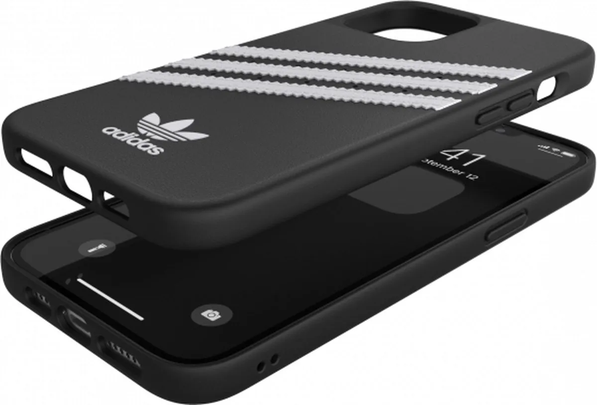 Adidas Moulded Case PU Hoesje iPhone 12 Pro Max 42231 - Zwart - afbeelding 6 van 6