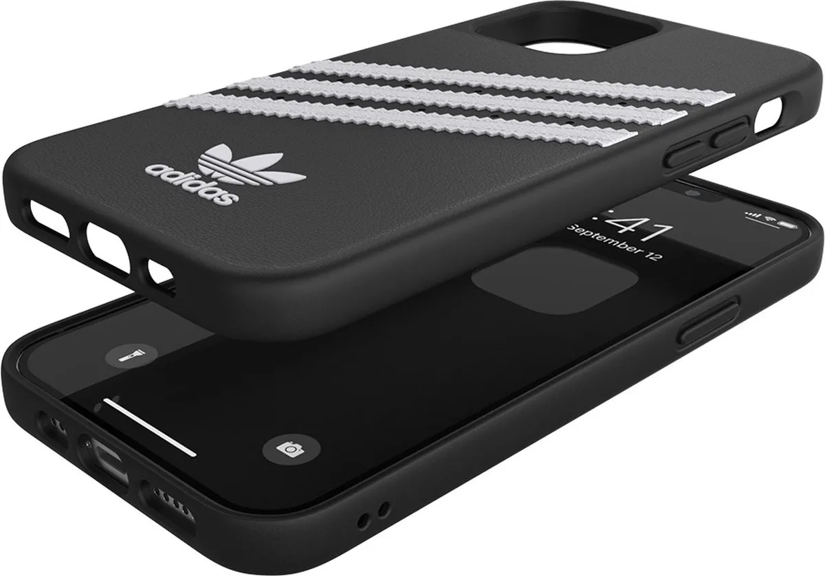 Adidas Moulded Case PU Hoesje iPhone 12 Pro Max 42231 - Zwart