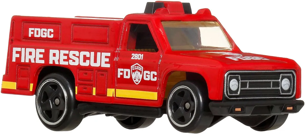 Hot Wheels JBY16 Auto - Rood/Wit