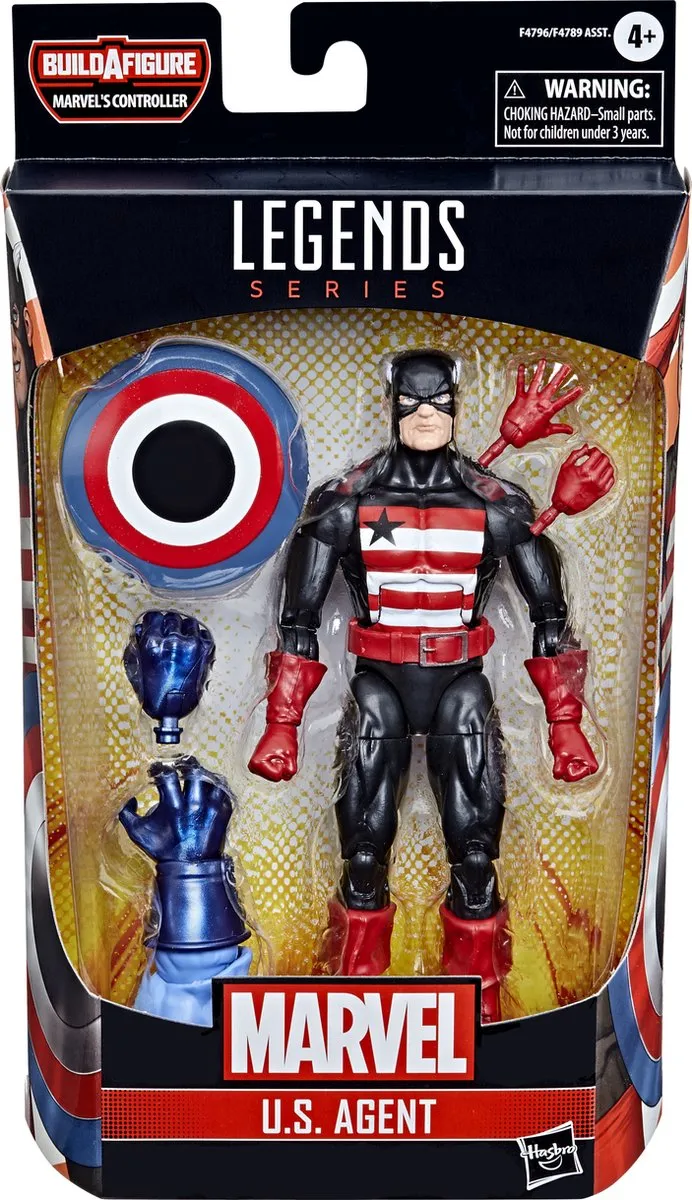 Marvel Legends Series F47965X0 Actiefiguur U.S. Agent 15cm - Multicolours