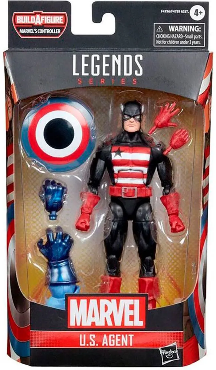 Marvel Legends Series F47965X0 Actiefiguur U.S. Agent 15cm - Multicolours