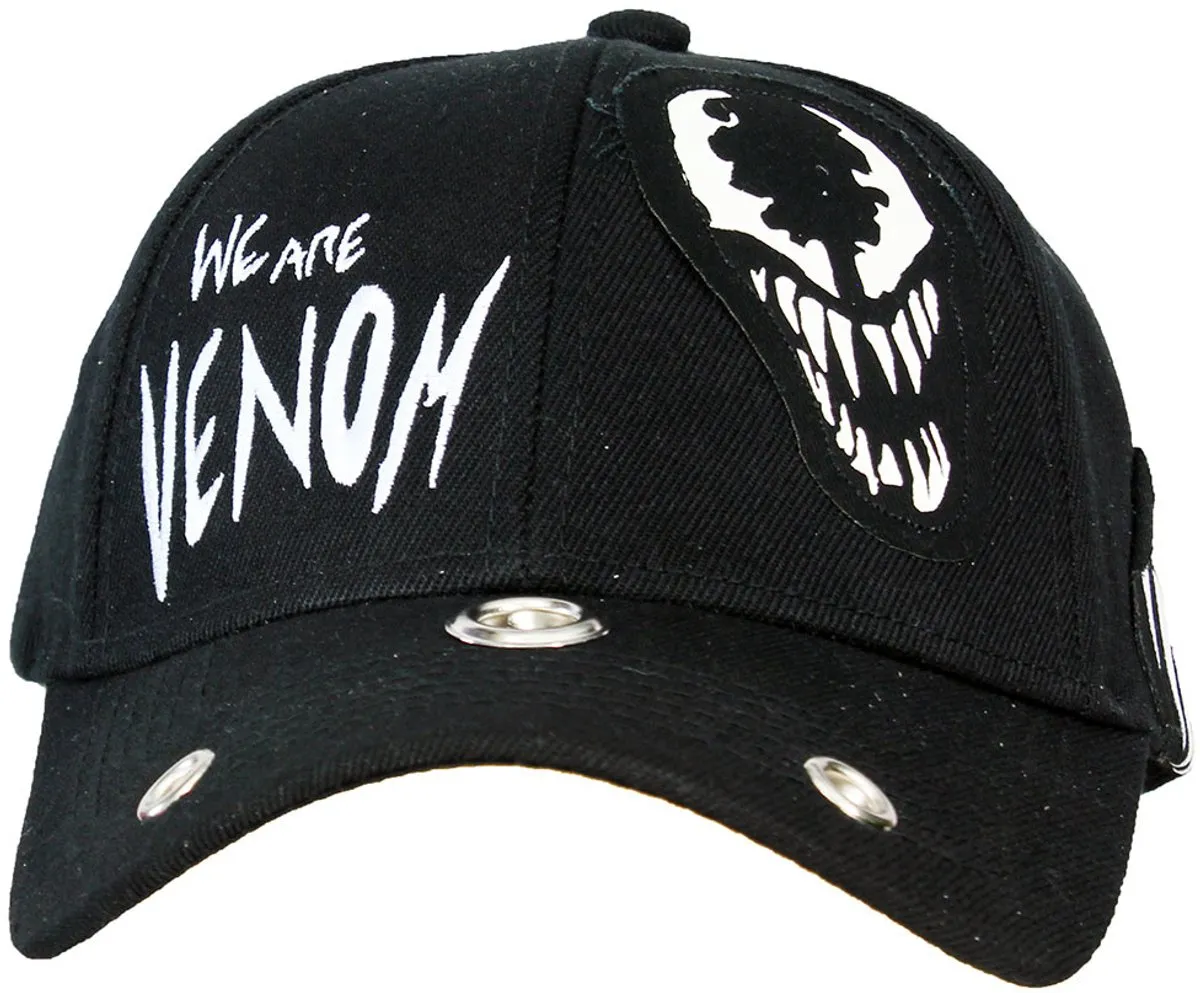 Marvel Venom Grunge Cap met Patches