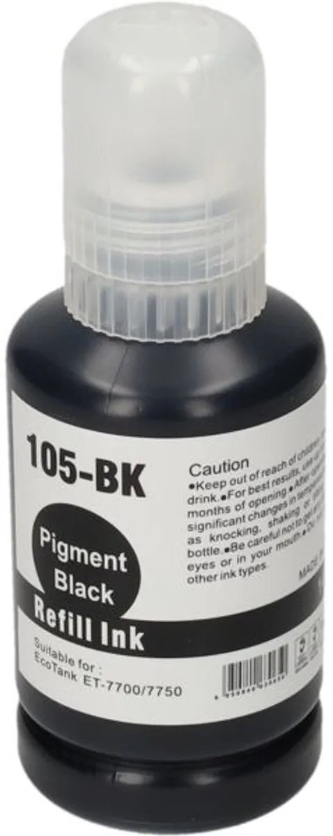 PrintAbout Inktcartridge T00Q140 Zwart - 1900 pagina's - Epson