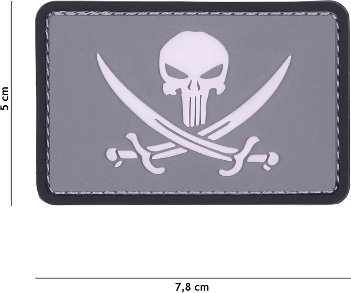 101 Inc Embleem 3D PVC Punisher Pirate