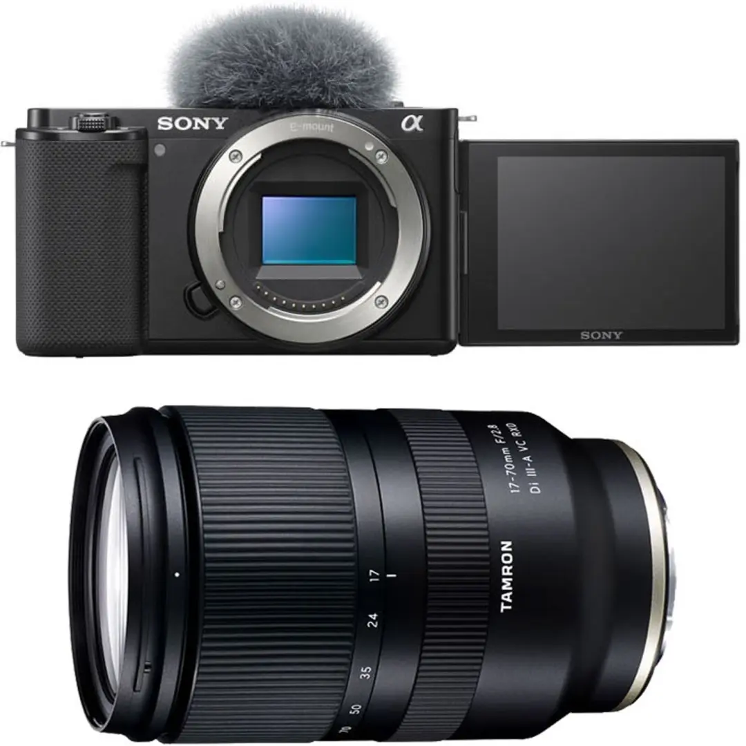 SONY ALPHA ZV-E10 SCHWARZ + TAMRON 17-70
