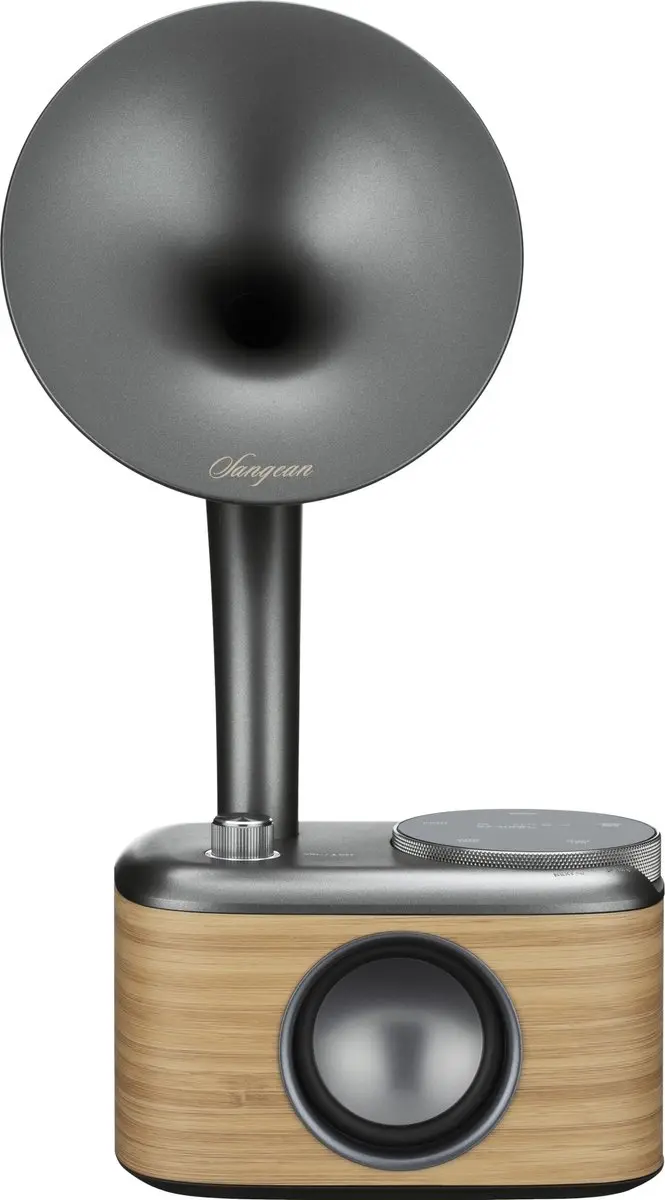 Sangean CP-100D Gramophone Radio - DAB+/FM - Bluetooth - Hout - afbeelding 4 van 6