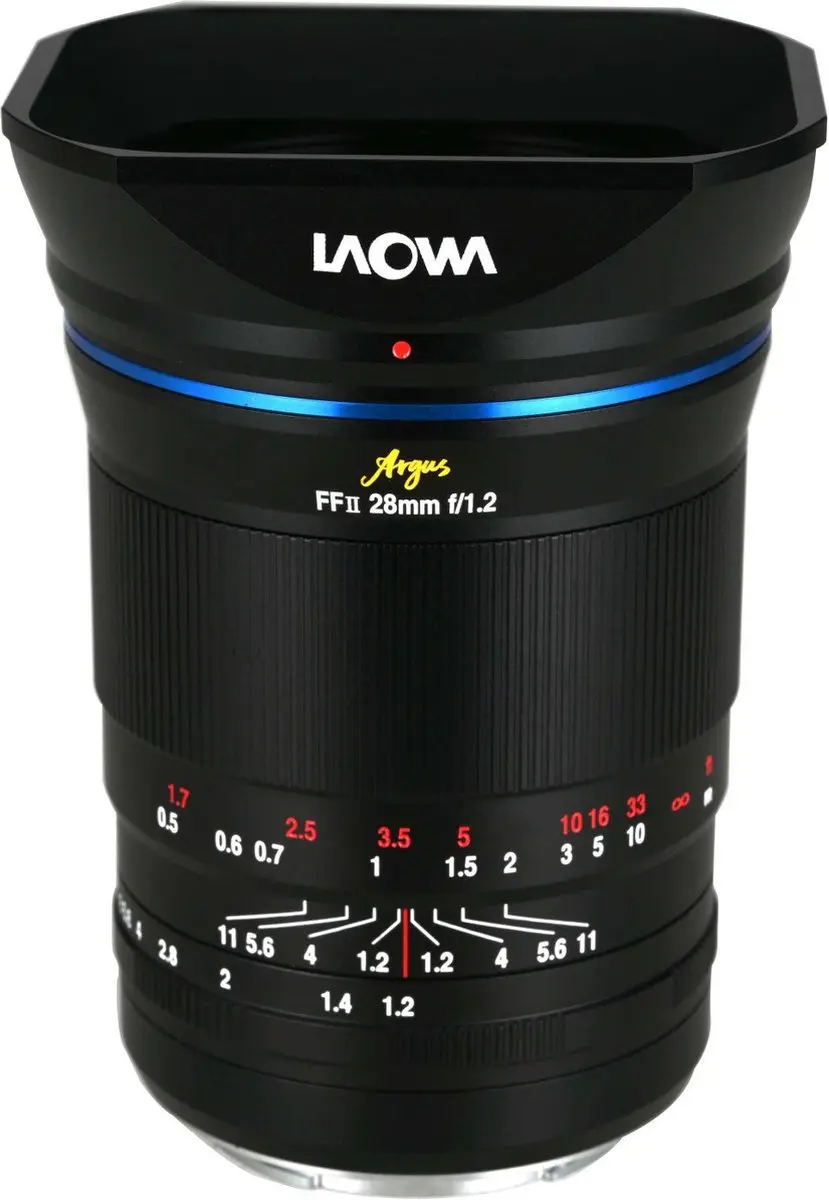 Laowa Argus 28mm f/1.2 RF Volformaat Groothoeklens - Zwart - afbeelding 4 van 4