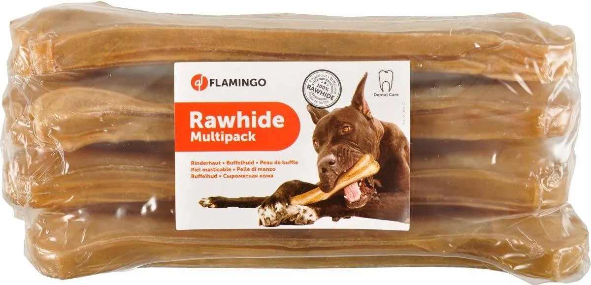 Flamingo Rawhide Hondensnack Been 230g - 4x25cm