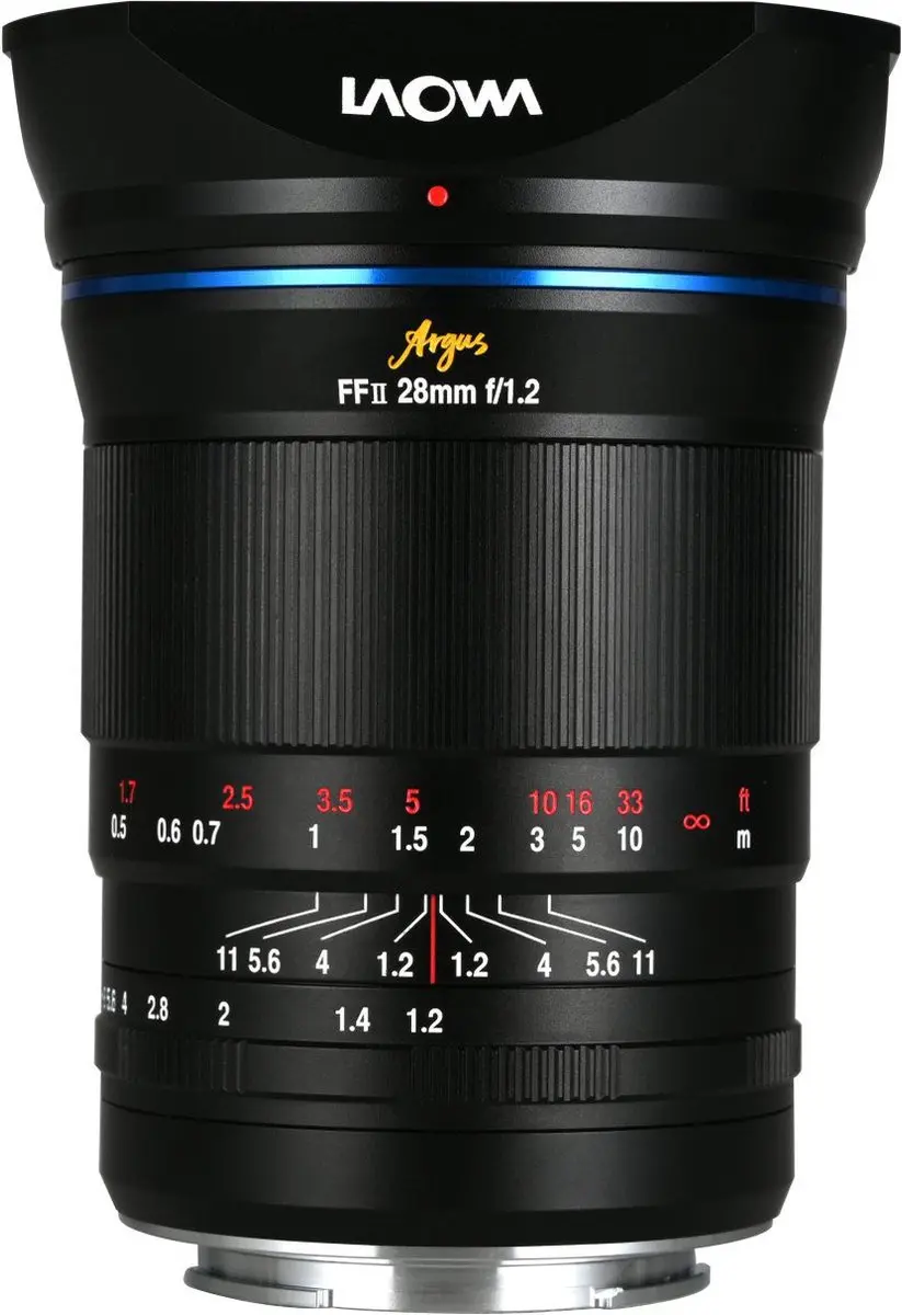 Laowa Argus 28mm f/1.2 FF MILC Groothoeklens Zwart L-Mount