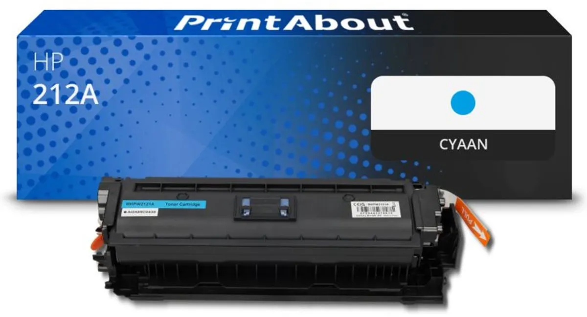 PrintAbout Toner 212A W2121A Cyaan - 5.000 pagina's