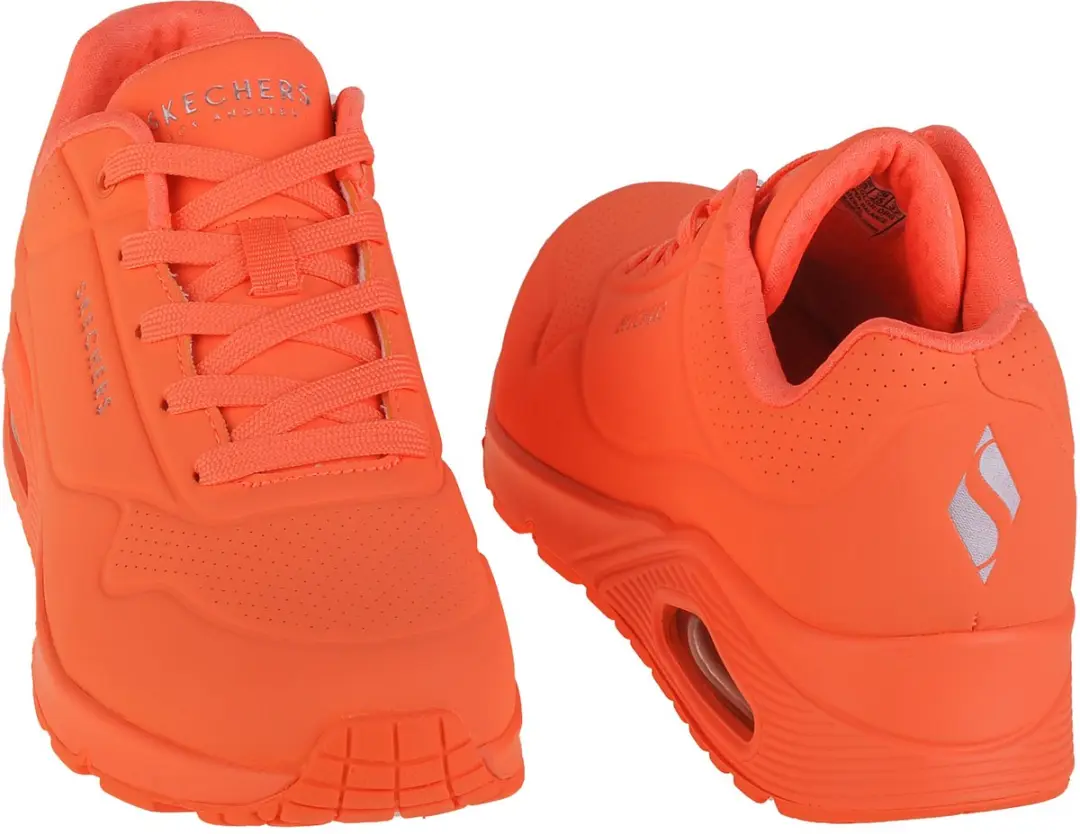 Skechers Uno Sneakers - Oranje - afbeelding 5 van 5