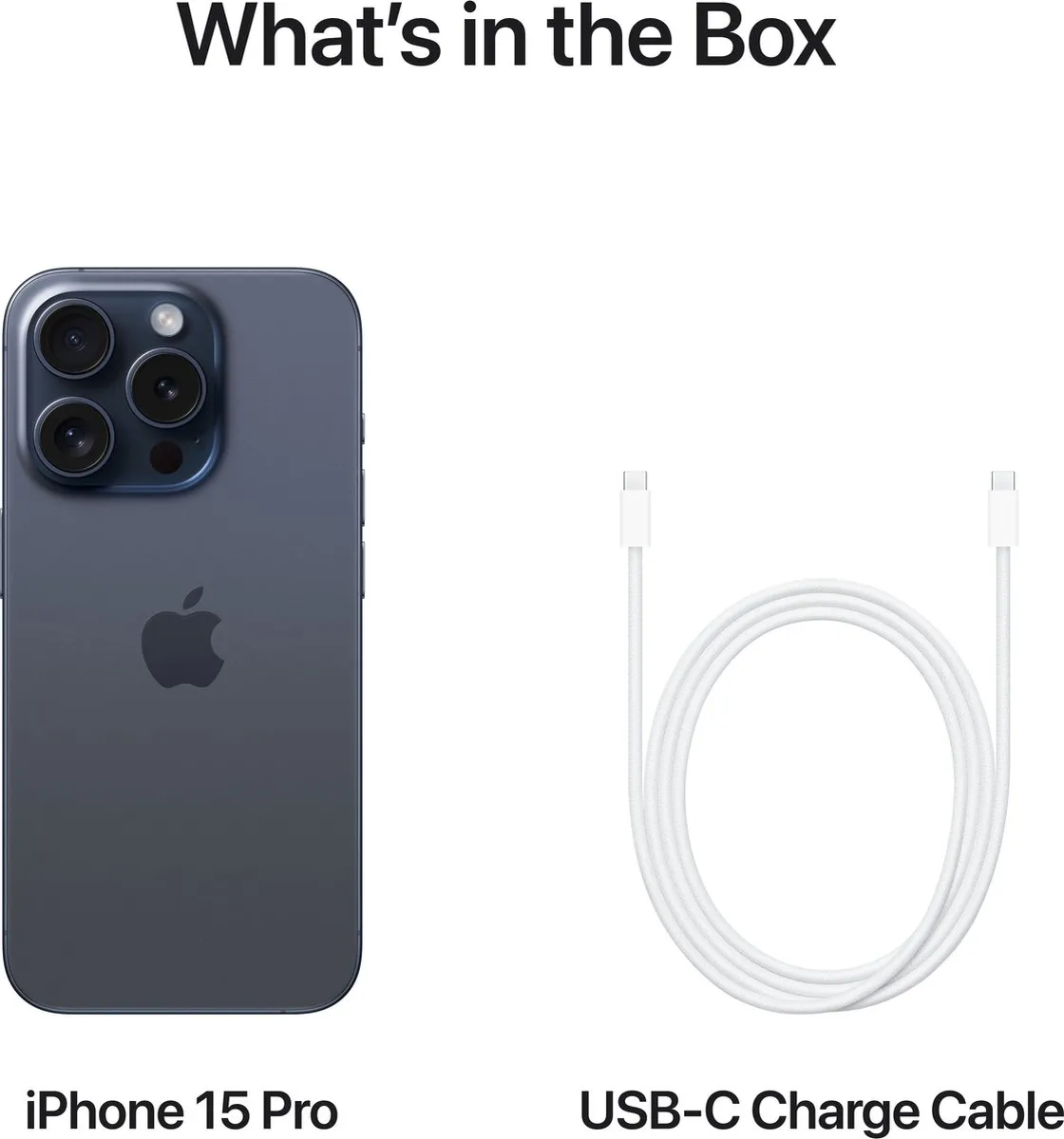 Apple iPhone 15 Pro MTVA3ZD/A - 512GB - Blauw Titanium
