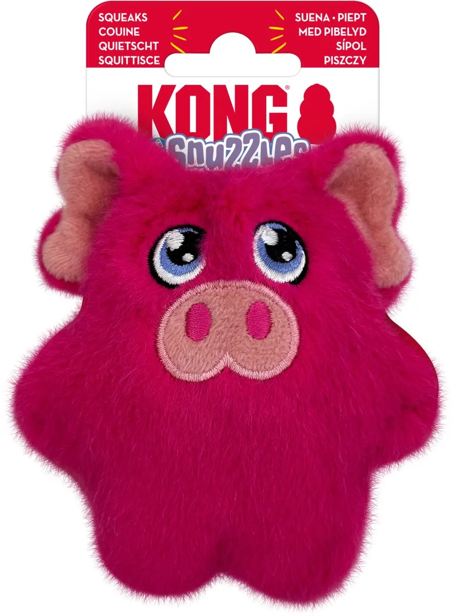 KONG Snuzzles Mini Pig Hondenspeelgoed XS - Roze