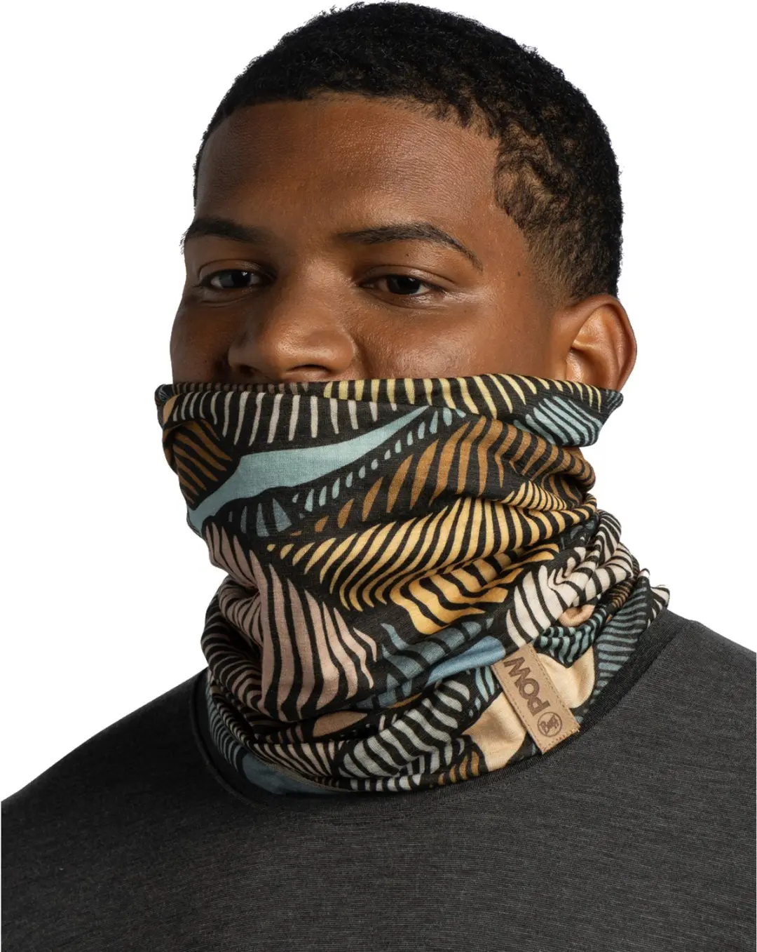 Buff Merino 125g/m² Sjaal - Veelkleurig - afbeelding 3 van 6