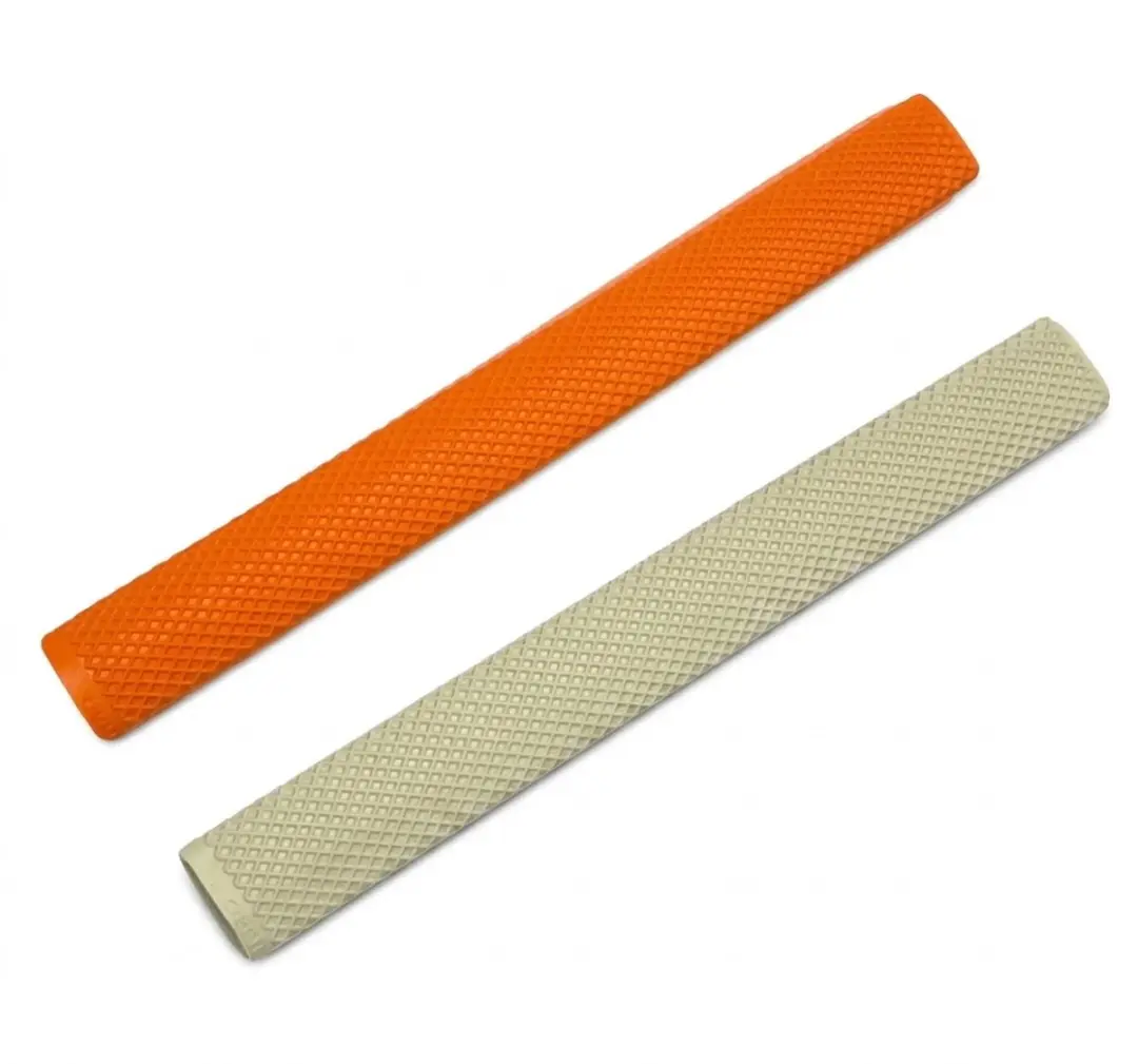 Oranje witte keugrips 2 stuks voor biljart