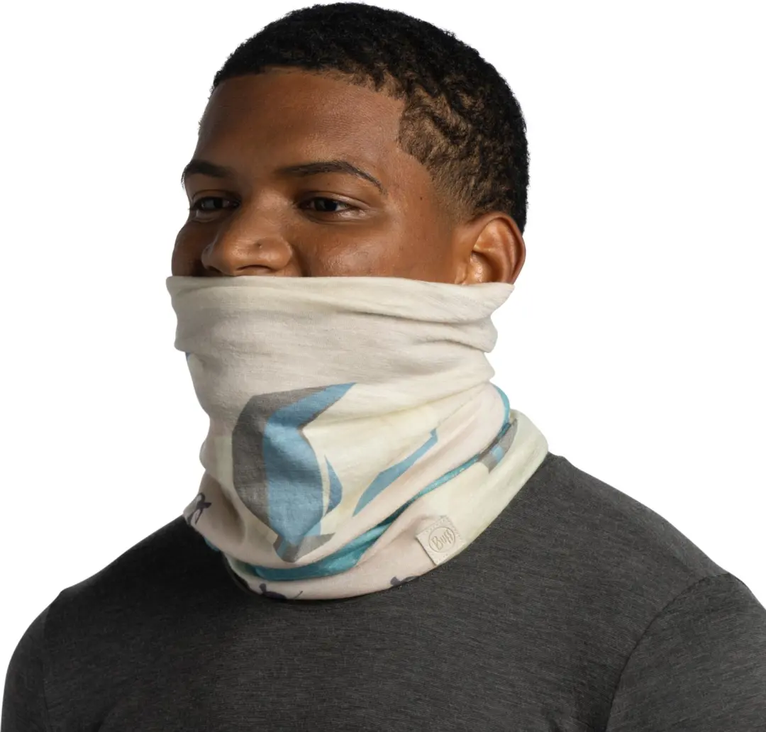 Buff Merino 125g/m² Sjaal - Grijs - afbeelding 3 van 4
