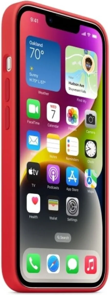 Apple Siliconen Hoesje MagSafe iPhone 14 Plus MPT63ZM/A - Rood