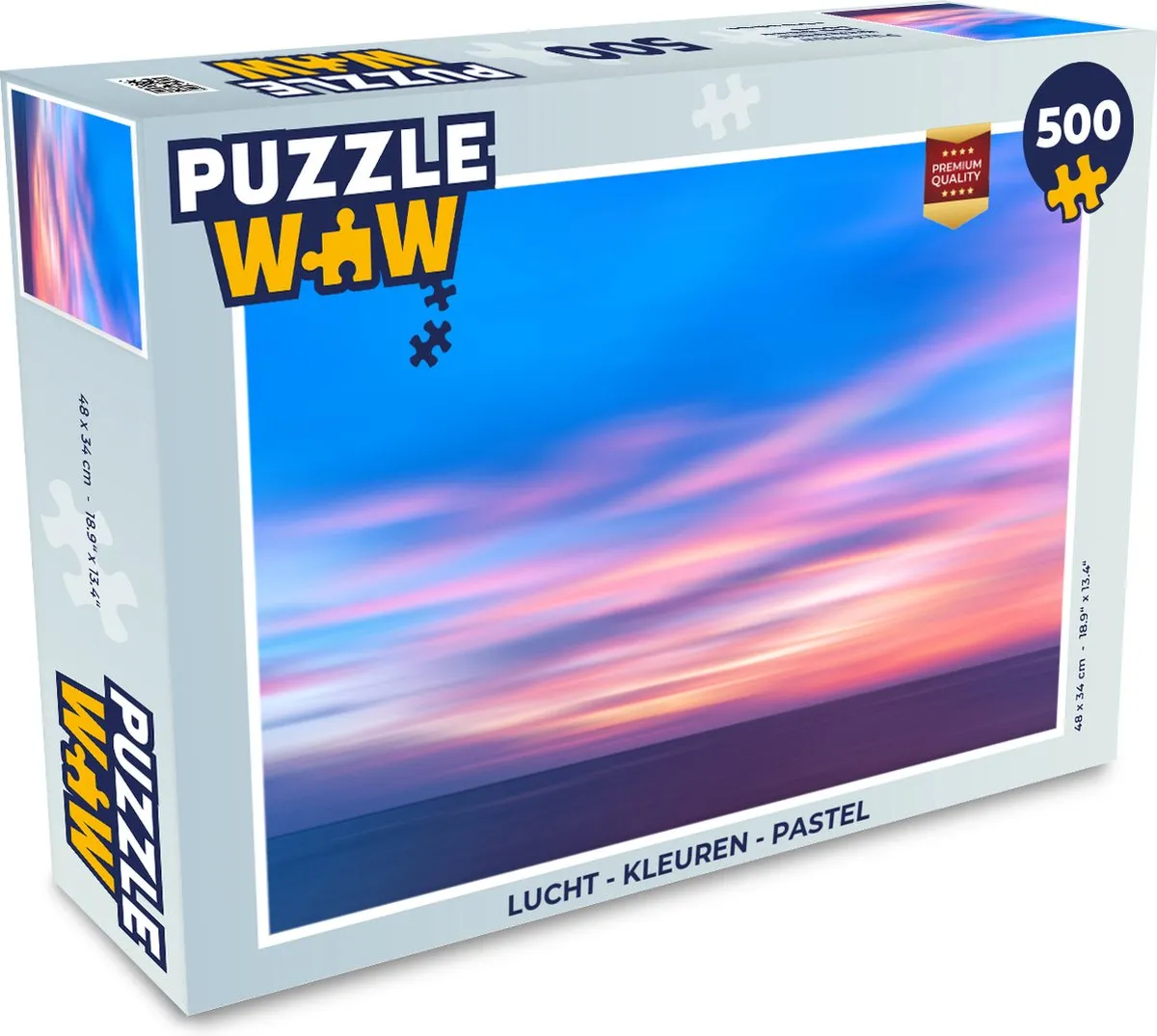 PuzzleWow Lucht Pastel Legpuzzel 500 Stuks