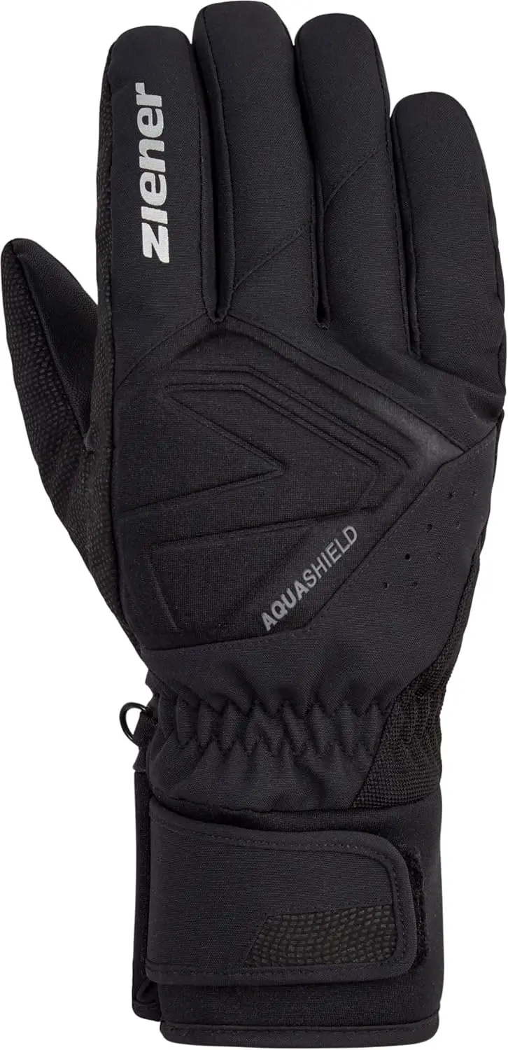 Ziener Gatis AS Heren Ski Handschoenen - Zwart - afbeelding 4 van 4