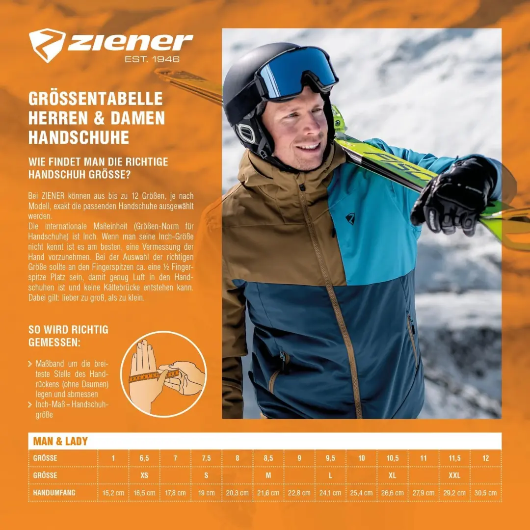 Ziener Gatis AS Heren Ski Handschoenen