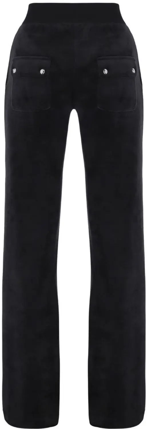 Juicy Couture Layla Low Rise Pocketed Flare ZWART