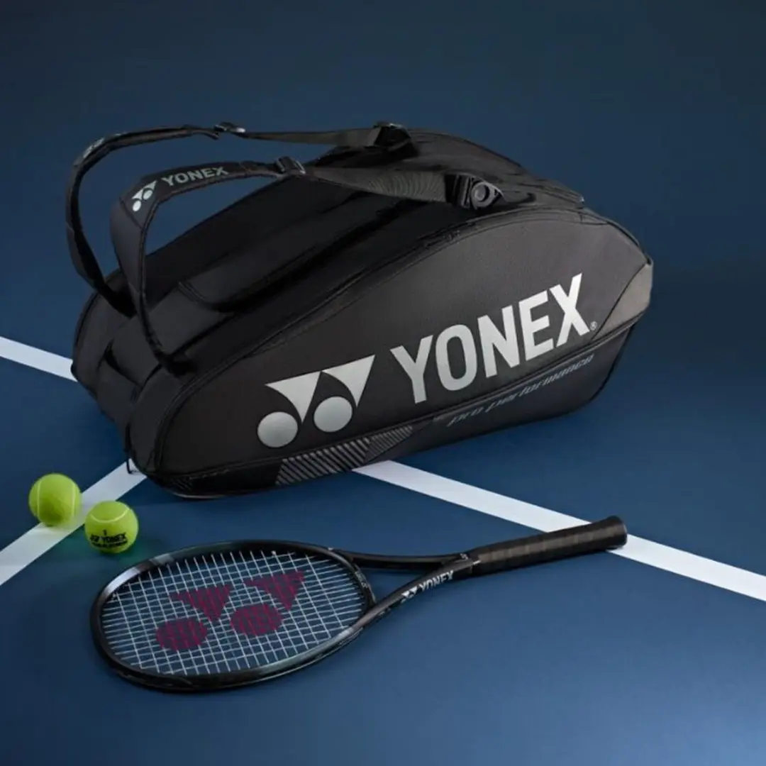 Yonex Pro Racket Bag 9R - 9 Stuks - Zwart - afbeelding 2 van 3