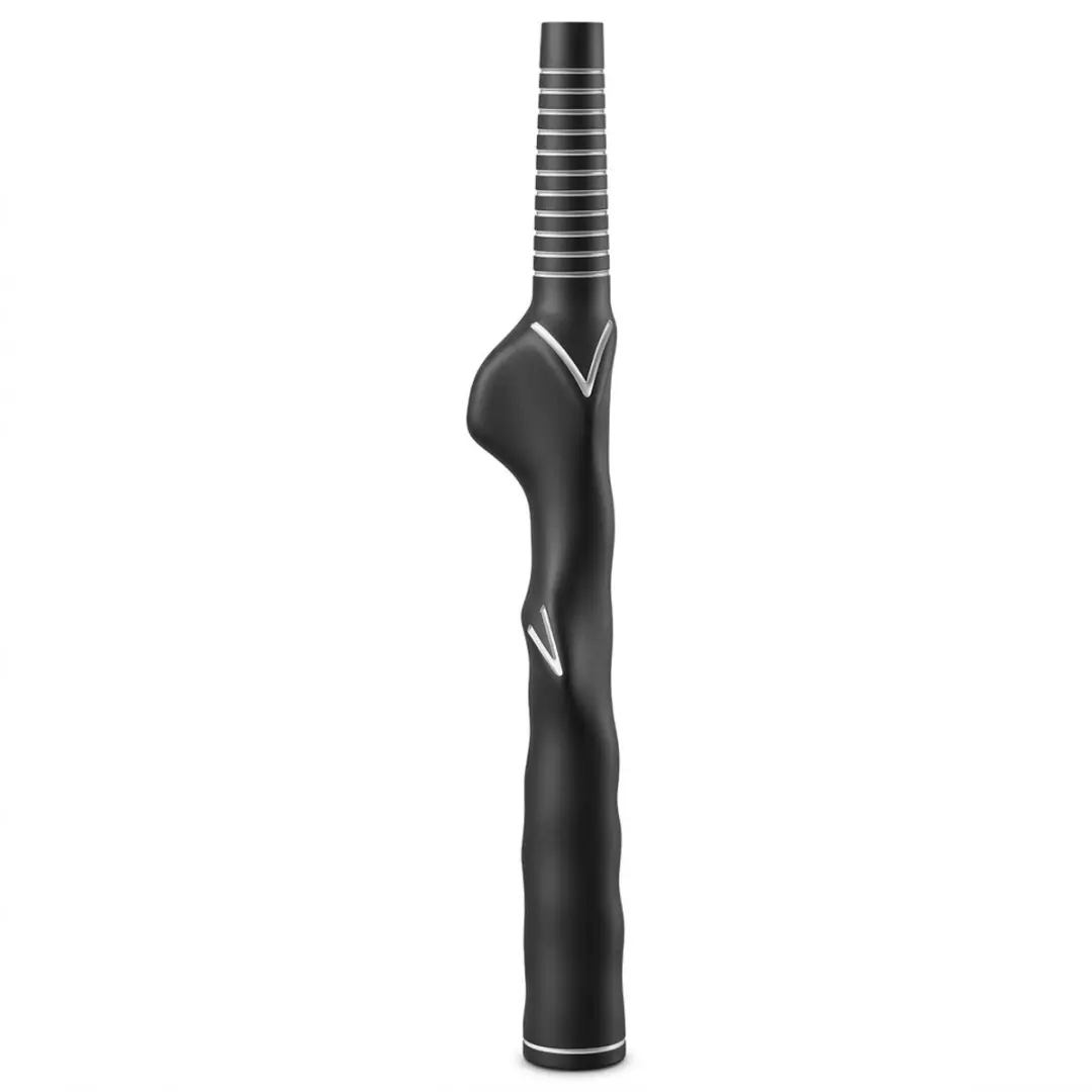 Zwarte rechtshandig golf griptrainer voor heren en dames