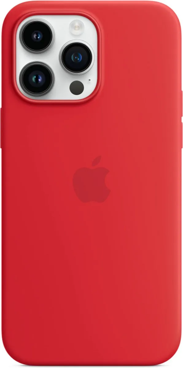 Apple Siliconen Hoesje MagSafe iPhone 14 Pro Max MPTR3ZM/A - Rood