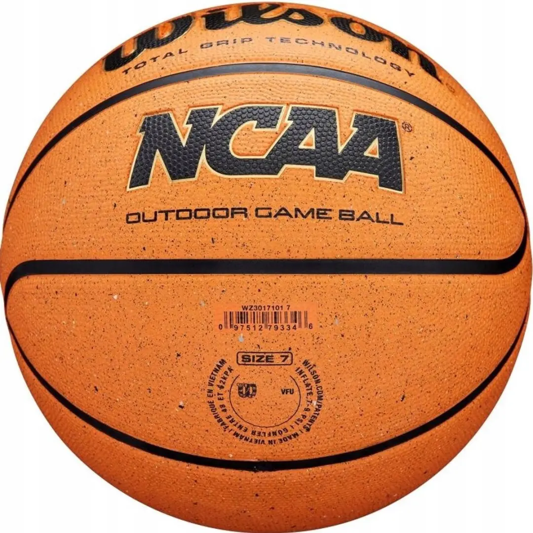 Wilson NCAA Basketbal Maat 7 - Oranje - afbeelding 6 van 6