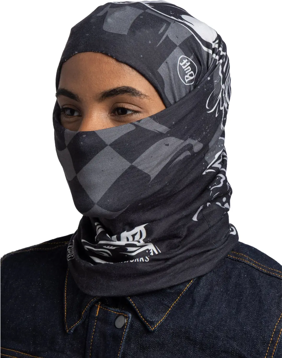 Buff Original Ecostretch Sjaal - Zwart - afbeelding 4 van 4