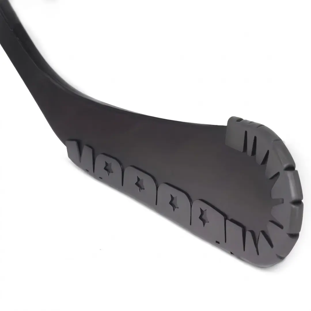 Zwarte hockey stick beschermer met ster uitsparingen