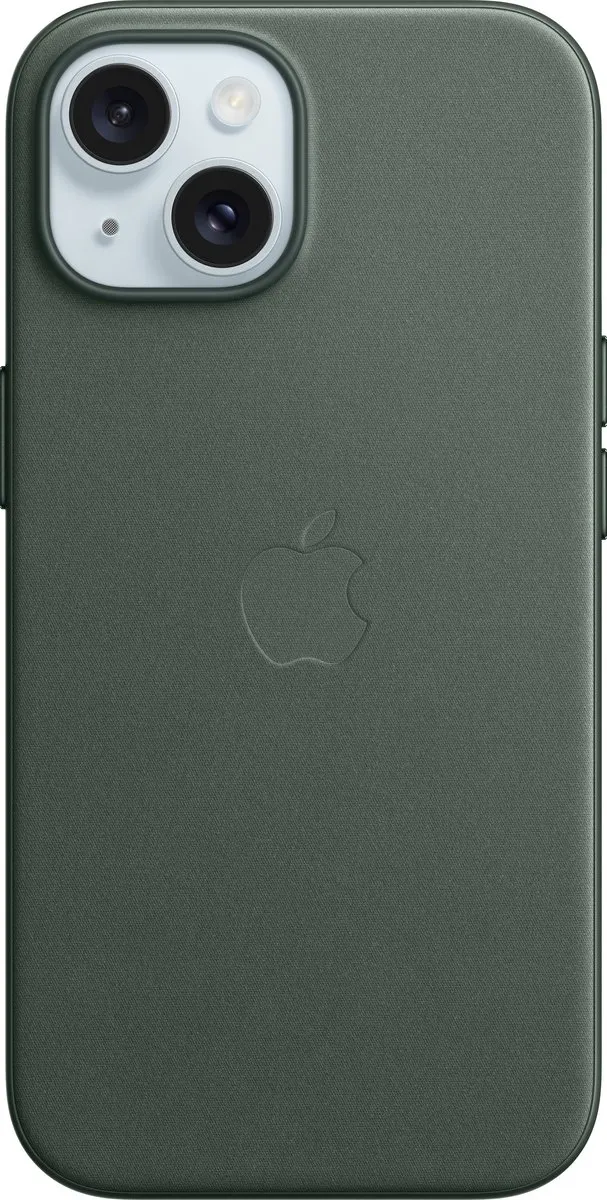 Apple FineWoven Hoesje iPhone 15 - Evergreen - MT3J3ZM/A