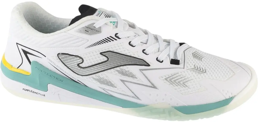 Joma Regate Carbon 26 RECW IN, Mannen, Wit, Indoorschoenen, maat: 42,5