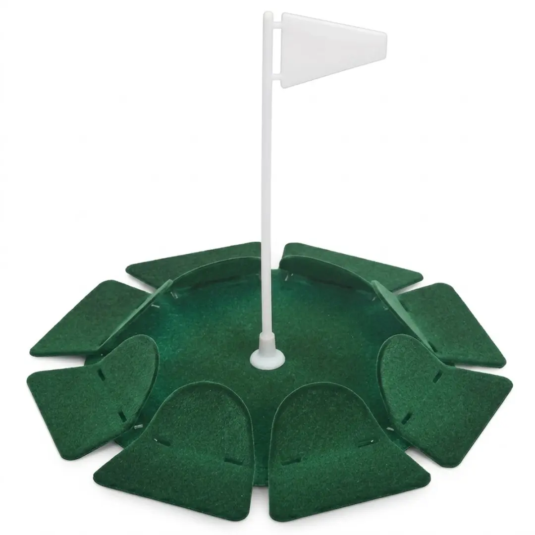 Groene golf putting trainer voor heren en dames