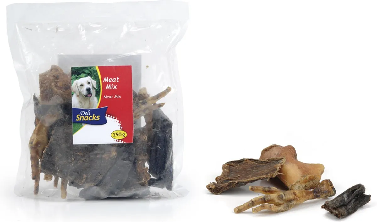 Beeztees Gedroogde Meat Mix Hondensnack 250g