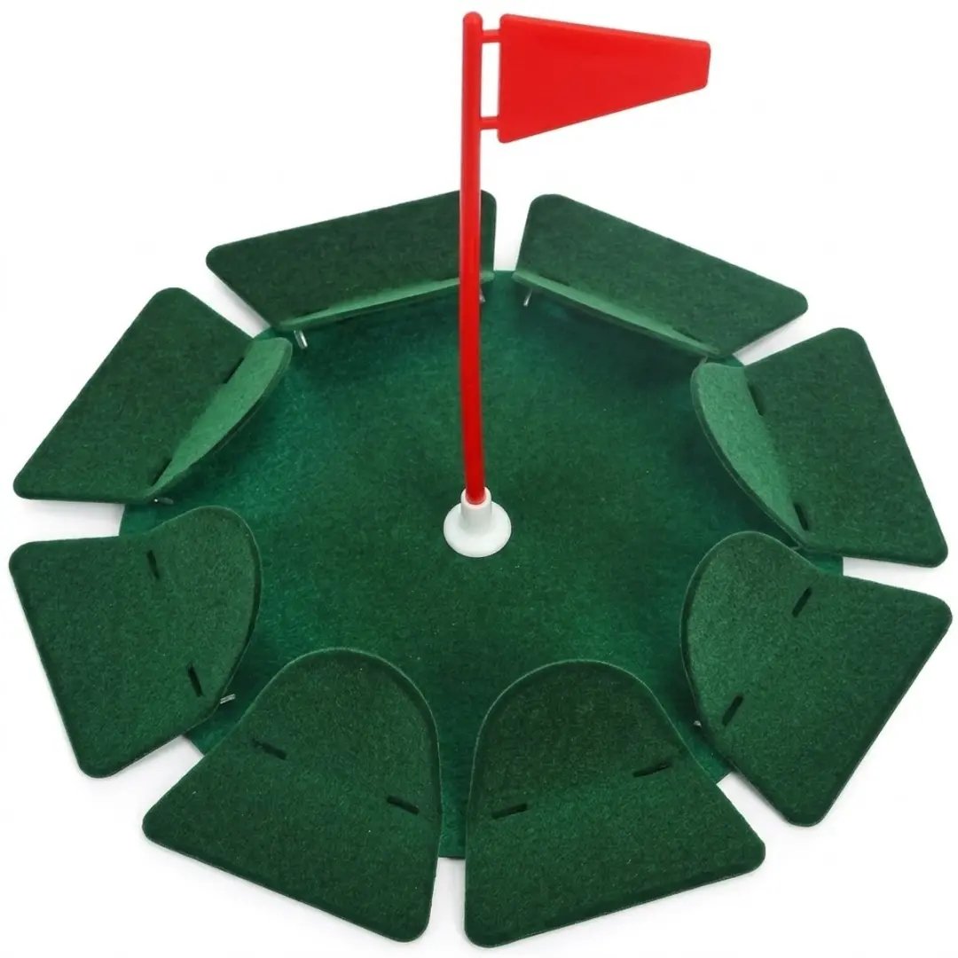 Groene golf putting trainer voor heren en dames