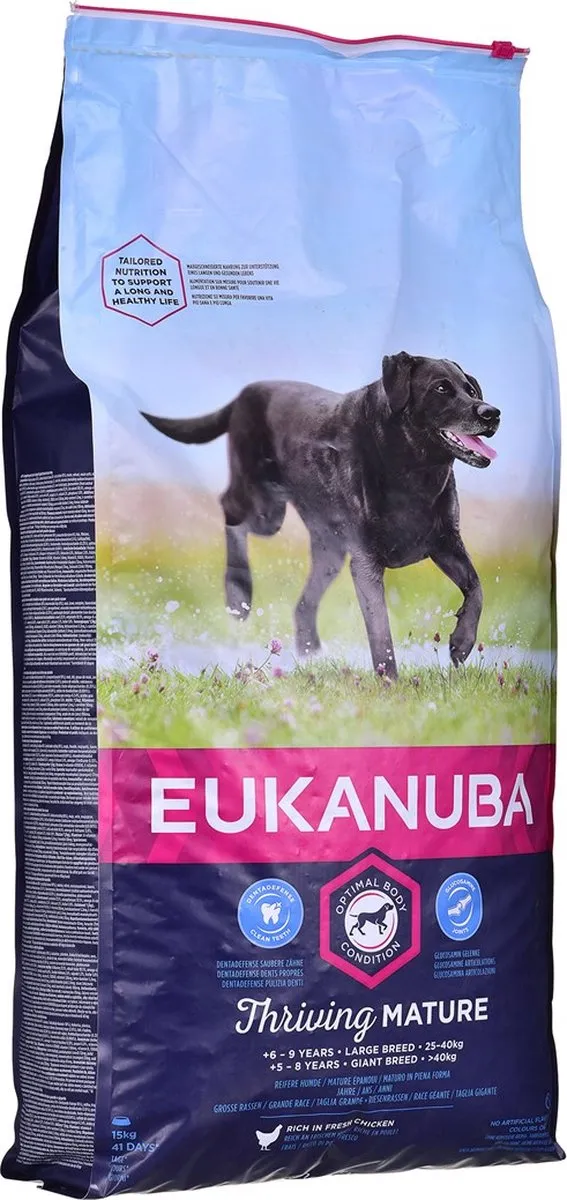 Eukanuba Thriving Mature Large Breed Hondenvoer Kip 15kg - afbeelding 6 van 6