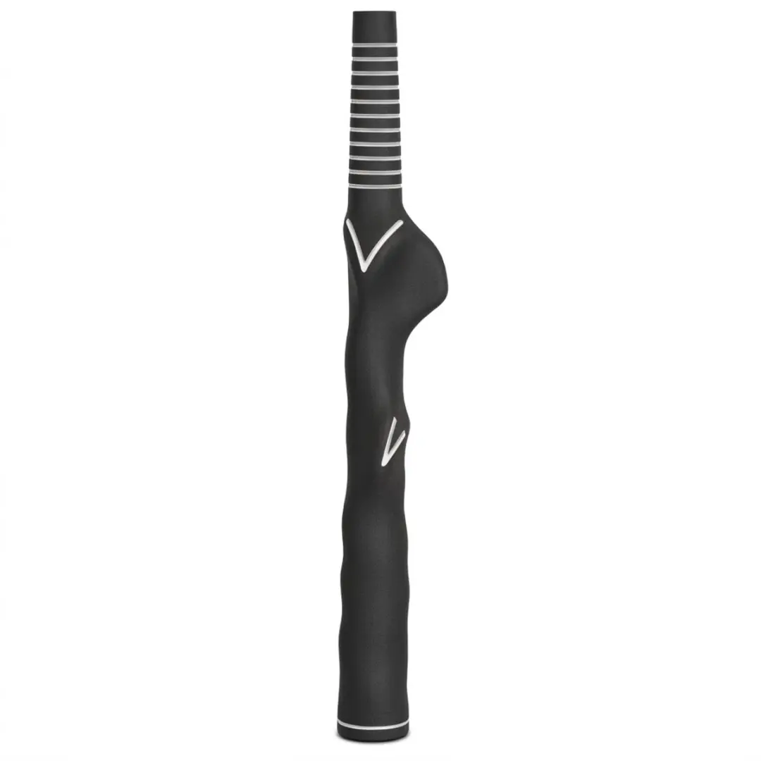 Zwarte linkshandig golf griptrainer voor heren en dames