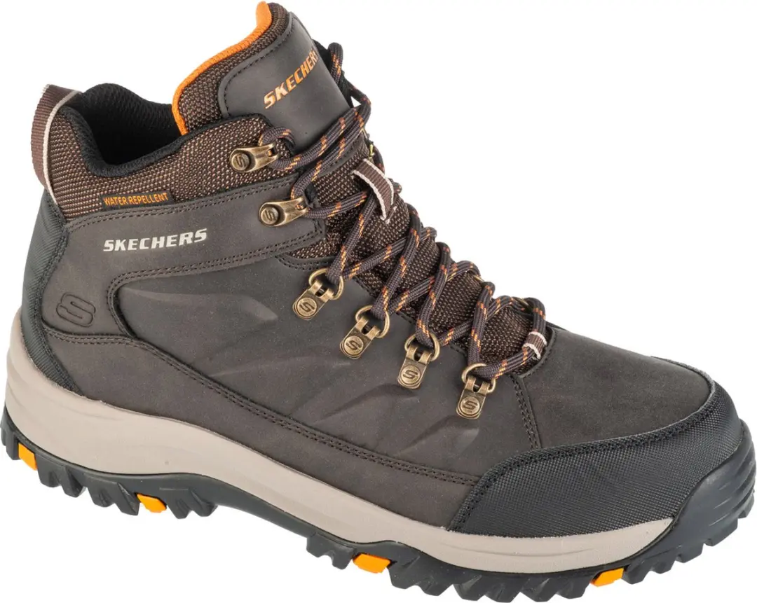 Skechers Relment Daggett Heren Wandellaarzen Bruin
