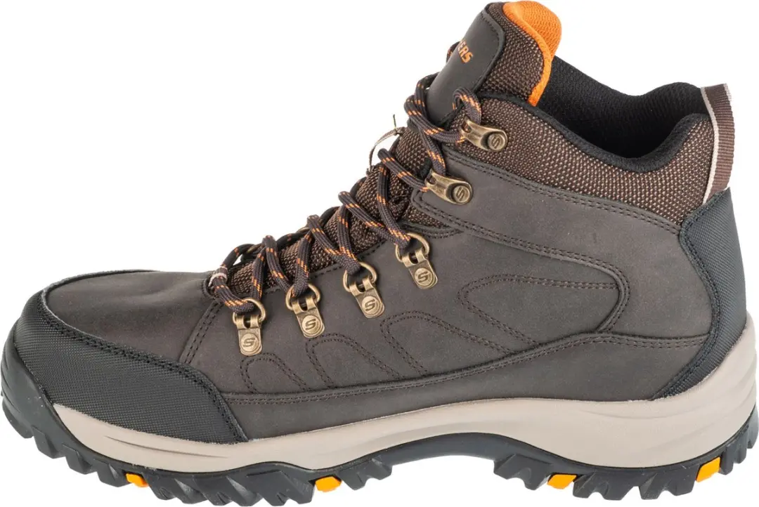 Skechers Relment Daggett Heren Wandellaarzen Bruin - afbeelding 3 van 6