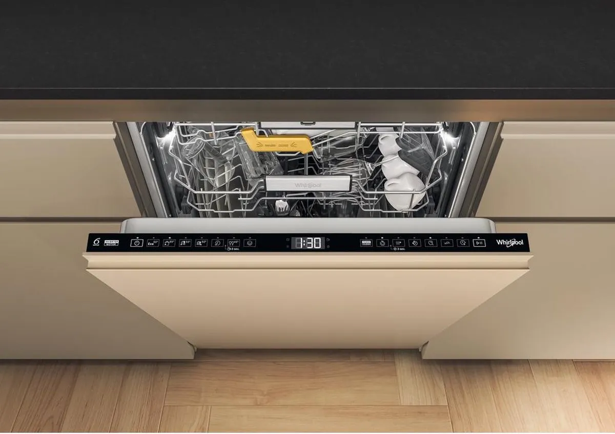 Whirlpool W8I HF58 TUS Inbouw Vaatwasser 14 Couverts - Energielabel B