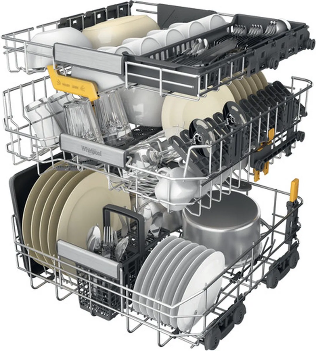 Whirlpool W8I HF58 TUS Inbouw Vaatwasser 14 Couverts - Energielabel B