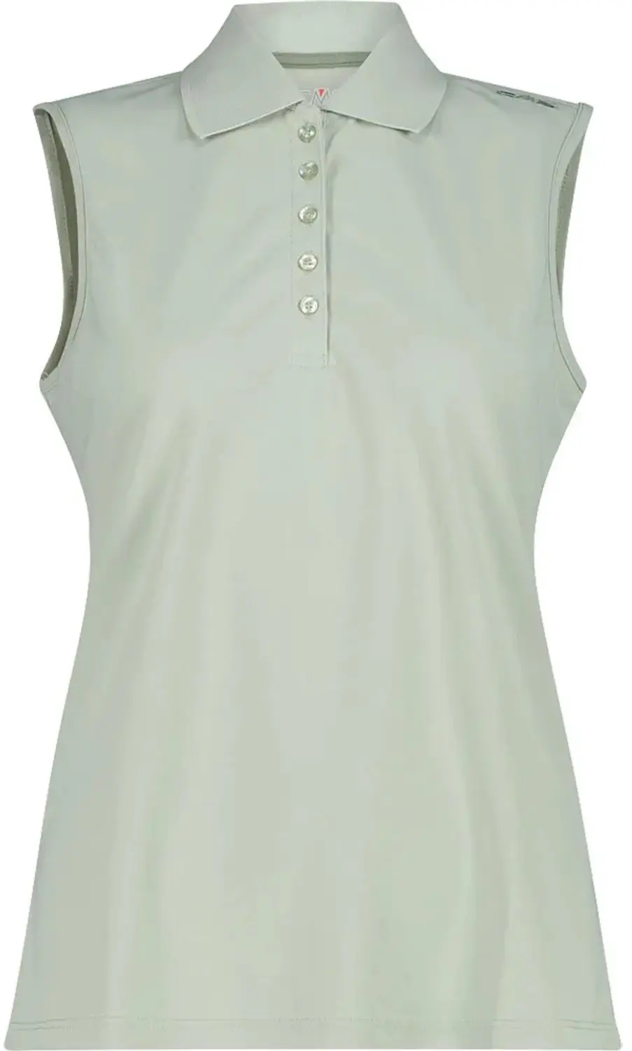 Cmp 3t59776 Mouwloze Polo Groen S Vrouw