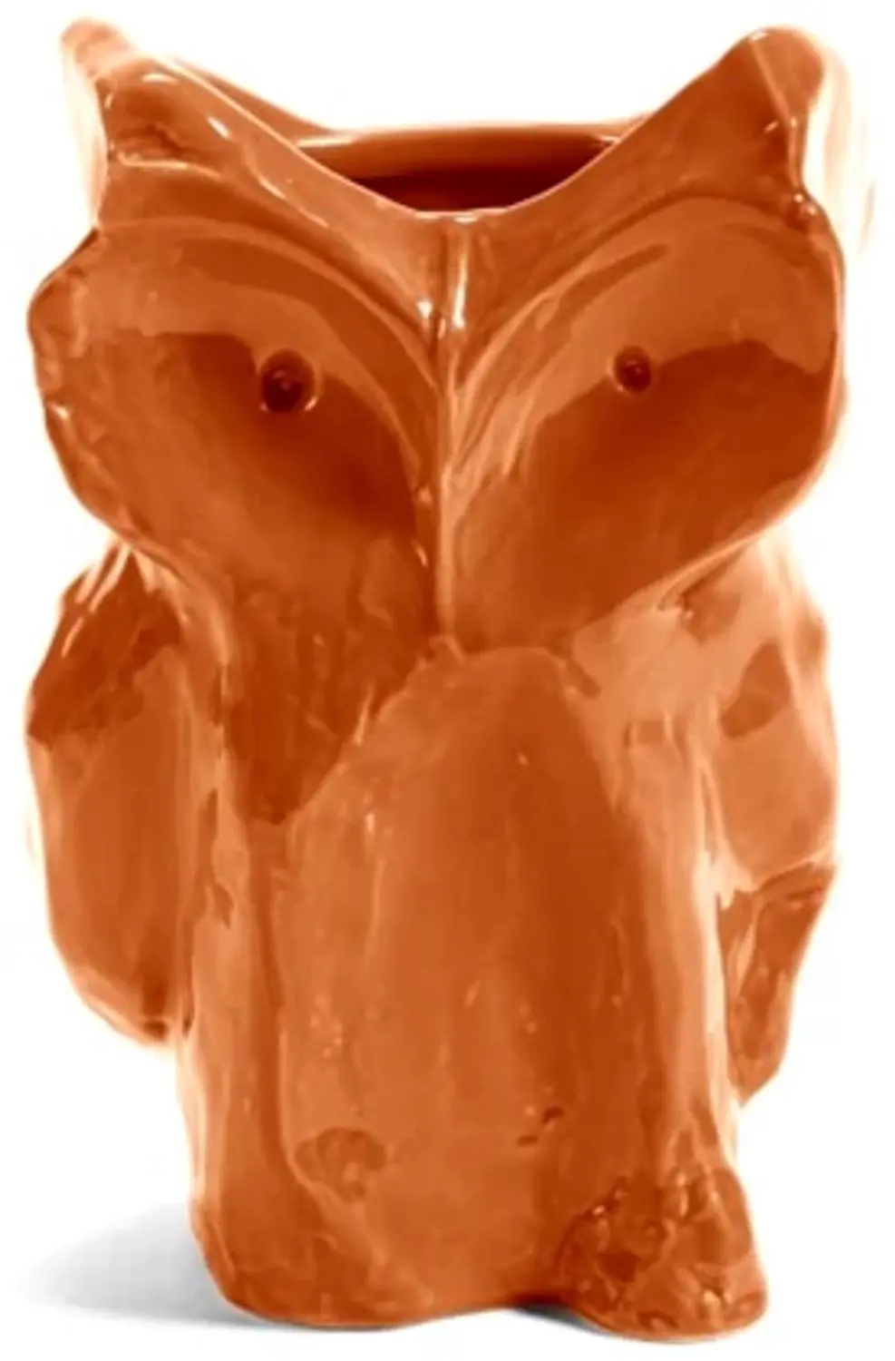 Serax Marni After Midnight uil vaas 9x8cm H12cm oranje